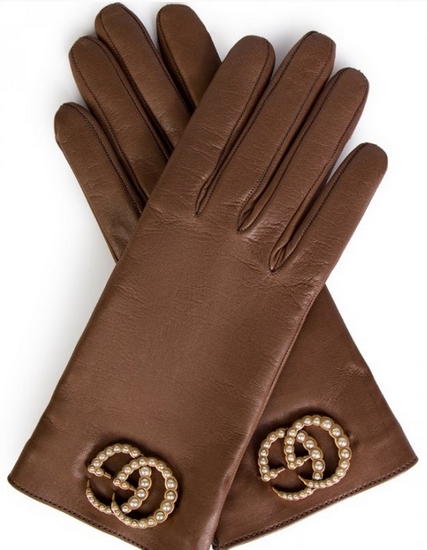 gucci women leather gloves